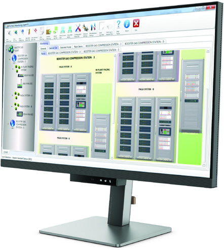 IntelPage graphical system monitoring interface from the ComTrol profile